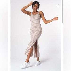 Lovestitch Stripes Tank Dress Size Small NWT